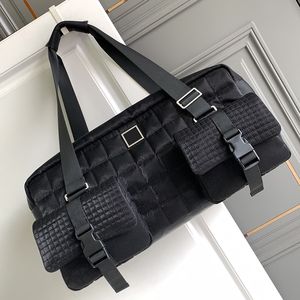 Fashion Men Women Gym Bag Designer Tote Tassen Zwart canvas