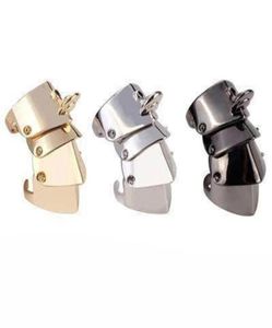 Fashion Mens Femmes Anneau Metal Joint Armour Ring Rock Punk Ai Yazawa Nana Cosplay Prop Jewerly Adjustable Adjustable For Gift 220223508268
