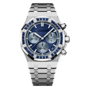 Mode Heren Dameshorloges Royaloak Polshorloges Kwarts van hoge kwaliteit Modern horloge Luxe merk Sporthorloges Chronograaf Stalen riemhorloge Montre de luxe