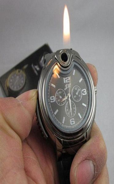 Mode Men039s montres à Quartz avec briquet montres créatives horloges masculines Moment montres cadeaux de haute qualité 3329602