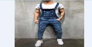 Fashion Men039s Ripped Jeans Associts Hi Street Street Dished Denim Bib Salopes pour l'homme Suisse Pantalon SXXXL7043318