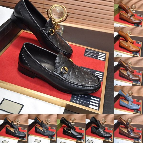 Fashion Mens 102Model Crocodile Grain Leather Designer Dress Shoes Luxurious Homme décontracté Toe Point