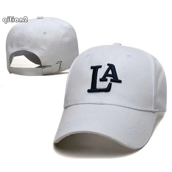 Moda para hombre Gorra de béisbol Diseñador de la marca Blank LA Hat Los Angeles Bone Visor curvo Mujeres Gorras Ajustable Golf Sombreros deportivos Hip Hop