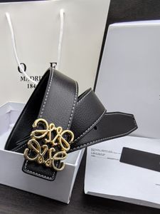 Fashion Mens Belt Man Gold et Sier Cintura Beltes pour femmes Designer Largeur de 3,8 cm Tête à rayures Doublées décontractées