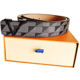 Ceintures pour hommes de mode grande boucle ceinture de designer pour femmes en cuir véritable avec boîte plus szie