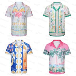 Chemises de Bowling pour hommes de mode chemises décontractées de créateur Casa chemises imprimées florales hawaïennes t-shirts d'été Braethable