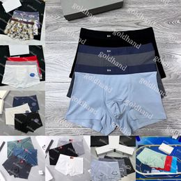 Mode Hommes Boxers Slip Sous-Vêtements Designer Homme Causal Boxer Shorts Glace Soie Respirant Underpant