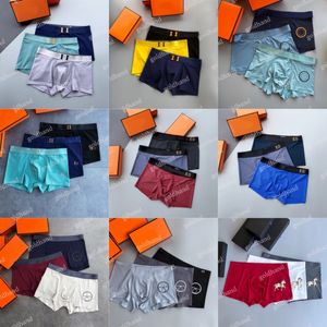 Briefes de la mode Mentes de marque Box sous-marin en boîte en boîte Boxeurs imprimés Sexy Mâle sous-vêtements