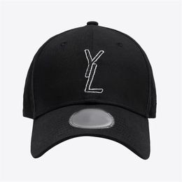 Casquette de designer en toile pour hommes et femmes, lettres brodées, tendance, rose, blanc, noir, simple, snapback, été, pare-soleil, chapeau de baseball pour homme célèbre fa062