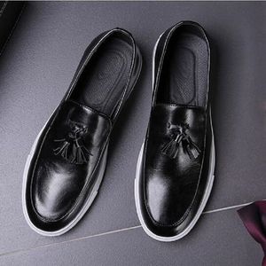 Fashion Men Casual Business Shoes Office Formele jurk Ademend Koeleren schoenen Slip-on Lazy Shoe Flats Platform Loafers Male DA54