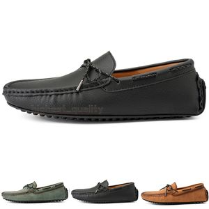 Mode Hommes Casual Chaussures Conduire Confortable Respirant Quotidien Hommes En Cuir Scrub Cent Loisirs Noir Slip On Homme Paresseux Surchaussures Baskets Jogging Marche Chaussure A180