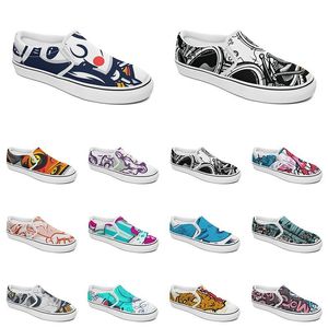 Moda para hombre zapatos personalizados hombres mujeres zapato casual multicolor113 para mujer zapatillas de deporte deportivas al aire libre personalizadas