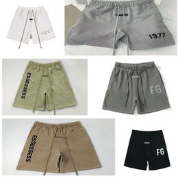 moda para hombre diseñador esse pantalones cortos ropa essen pantalones cortos unisex algodón deportes verano estilo callejero marea hasta la rodilla ess corto