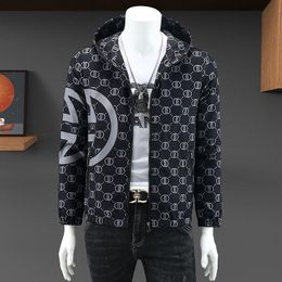 Moda para hombre diseñador chaqueta abrigo gorras invierno otoño chaquetas de alta calidad delgado estilista hombres prendas de vestir exteriores cremallera sudaderas con capucha 001