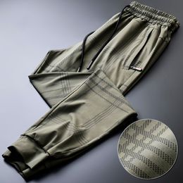 Pantalones de diseño para hombres de moda Hombres de verano Mujeres pantalones de color sólido Pantalones transpirables y frescos Pantalones de movimiento de hip hop para la impresión masculina Tamaño asiático M-4XL