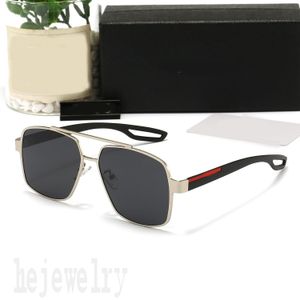 Moda para hombre gafas de sol de diseñador gafas de lujo para hombre marco hueco con letras rojas luneta gafas de sol piloto modernas creativas para mujeres casual diario PB061 B23