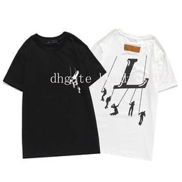 Mode Hommes Designers T-shirts Chemise d'été Grue Impression de haute qualité Hip Hop Hommes Femmes T-shirts à manches courtes Plus Taille S-5XL 802023766
