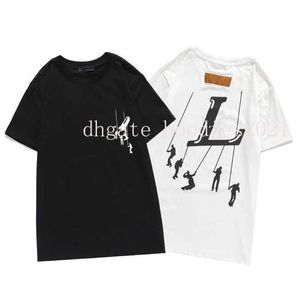 Mode Heren Ontwerpers T-shirts Zomer Shirt Kraan Afdrukken Hoge Kwaliteit Hip Hop Mannen Vrouwen Korte Mouw Tees Plus Size S-5xl 802023766
