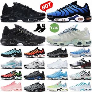 heren dames hardloopschoenen tn plus 3 Terrascape Triple Zwart wit atlanta hyper sky blue Fury Jade Laser Wolf Grey heren trainers outdoor tns sport max sneakers 36-47