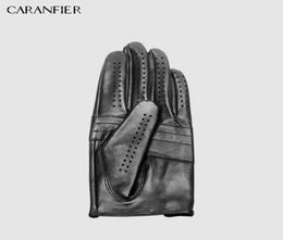 Mode hommes gants en cuir véritable mâle respirant peau de chèvre mince printemps été automne conduite mitaines antidérapantes hommes gants5740562