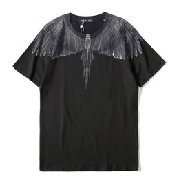 Moda para hombre de alta calidad camiseta para mujer patrón fresco impresión manga corta parejas cuello redondo camisetas