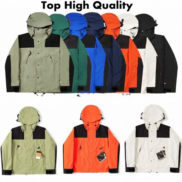 Top 1990 Chaqueta para hombre Diseñador al aire libre Mujer Escalada Rompevientos Senderismo Lluvia Camping Pesca Abrigo táctico