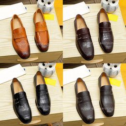 Fashion Mens Locs Gerined Leather Men Hens Business Office Business Work Formel Dress Shoes Brand Designer Party Wedding Chores plates grandes taille US5.5-US13