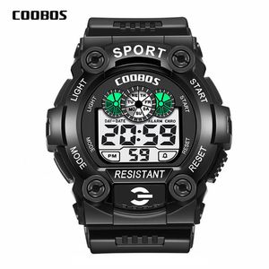 Mode Hommes Hommes grand cadran enfants Étudiants Montres Sports de gros Étudiant mignon LED Numérique cadeau électronique multifonction montre-bracelet