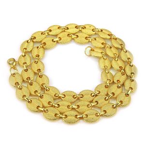 Fashion Mens New Gold Bling Bread Cuban Link Cabklace de 12 mm de 30 pulgadas Hip Hop Long Chains Miami Rapper Joyas personalizadas para chicos