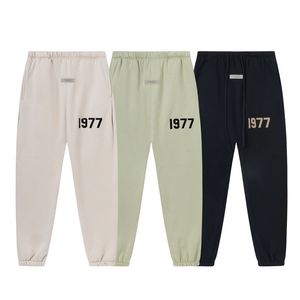 Pantalons de mode pour hommes1977 Essentialsweatpants Designer Pantalon unisexe Lettre d'impression Essentialhoody Femme Sports Pantalons quatre saisons Couleurs Pantalons confortables