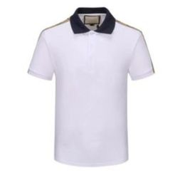 Mode hommes POLO chemise Rogue lapin imprimé à manches courtes boutonné polo G marque Couple coton t-shirt style décontracté