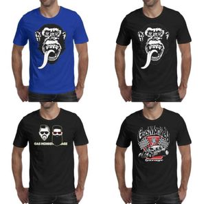Modeheren printen Gas Monkey Garage Badass Bougies T -shirt Zwart Funny Band Shirts American Costume Contest GundkeGargar4114845