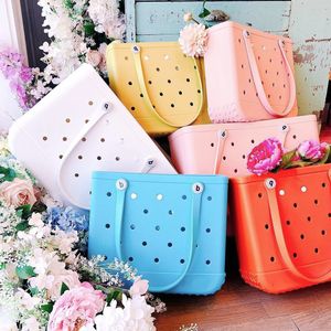 Moda para hombre Hombro Verano Bogg Bolsa PVC Plástico Bolsas de cesta impermeables Mujeres Gran lujo Diseñador Tote Mini Bolsos de playa Embrague Pochette Equipaje Bolsa cruzada