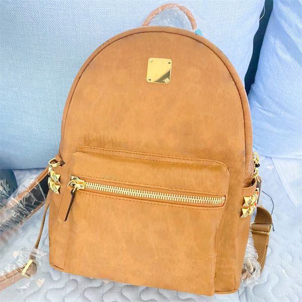 Fashion Mens Real Leather Backpack Liber Bag Womens Reproad Back Packs Luxurys Designer Sacolage Sac à école Lady Bookbag Cutch Tote Sac à main