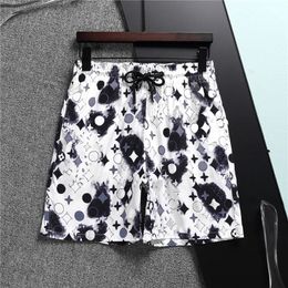 Mode hommes shorts séchage rapide respirant maille Gym Boxer Shorts impression 2023 été conseil plage pantalon hommes nager court taille M-3XL