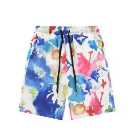 Modeheren shorts shorts zomer strand broek boardshort snel drogen camouflagepatroon print los streetwear maat m-xxxl