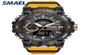 Modeheren Sport Horloges Shock Resistant 50m Waterdichte polshorloge LED Alarm Stopwatch Clock Militaire Watch Men 80406980180