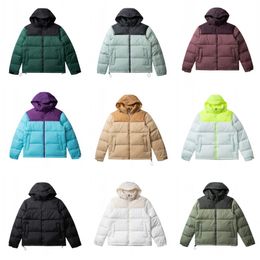 Heren Dames Donsjacks Waterdichte winter puffer Windjack Warme jas Parka met capuchon Heren Dames Bovenkleding Overjas dons Designerjassen Borduren JK007