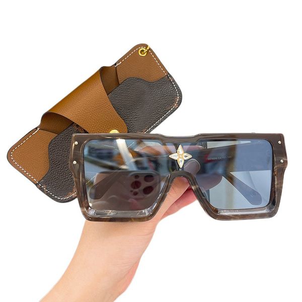 Mode Hommes lunettes de soleil carti lunettes Luxe femmes lunettes Composite Métal Sans Monture Optique Cadre Classique Rectangle Carré femme lunettes de soleil police lunettes Noir