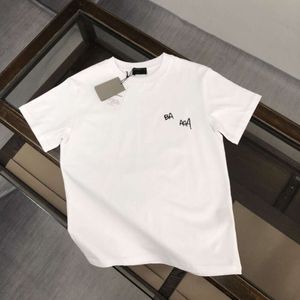 Moda para hombre camiseta diseñador camisetas hombres mujeres verano graffiti impresión letra gráfica camiseta casual suelta calle alta manga corta top cuello redondo algodón camiseta de gran tamaño