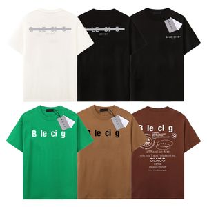 Mode Heren T-shirt Designer Tees Luxe merk BA T-shirts Heren Dames Korte mouw Hip Hop Street chic Tops Shorts Casual kleding Kleding B-52 Maat XS-XL