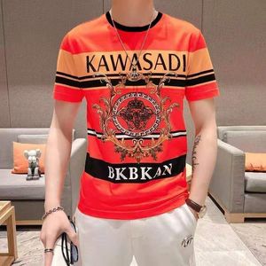 Mode Heren T-shirt Zomer Korte Mouw Top Europese Amerikaanse 3D-afdrukken T-shirt Mannen Hoge kwaliteit Casual kleding Grote maat L-4XL