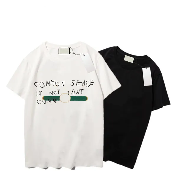 Moda para hombre camisetas Marca Top Camisetas Suéter corto blanco Carta casual Patrón cruzado Diseñadores Camisetas Mujeres Camisetas Envío gratis