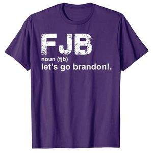 Mode-mannen T-shirts laten Go Brandon Definition T-shirt grappige politieke T-shirt anti-liberale tops aangepaste producten