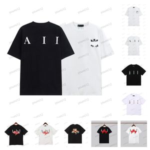 Fashion Mens T-shirts Summer Womens Designers tshirts t-shirts Loose Tees Tops Vêtements de chemises décontractées Shorts Garniche Vêtements asiatiques