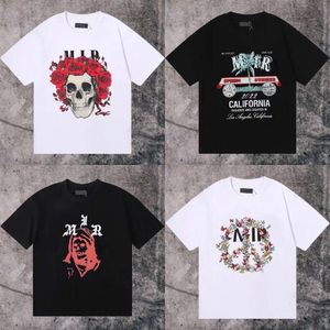 Fashion Mens T-shirts Summer Womens Designers Tshirts T-T-T-T-T-T-Tops Tops Casual Shirts Vêtements Shorts Vêtements de manches Amirir Shirt 735