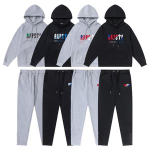 Fashion Mens Trapstar Tracksuit Tech Set Designer Track Track Sleets Hoodie Veste Pantalon Europe American Basketball Football Rugby Two Piece Footh