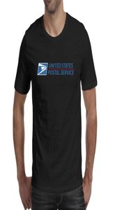 Fashion Mens USPS USPS Servicio Postal Logotipo Negro Negro redondeado Camiseta Diseño de camisetas de superhéroes Servicio postal de los Estados Unidos 6745749