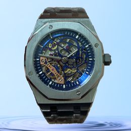 Montre de mode pour hommes Montres à mouvement mécanique automatique de haute qualité Montre à cadran de 42 mm AAA Sapphire Montres en acier inoxydable pour hommes avec boîte