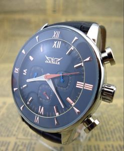 Mode Mens Horloge Jaragar Mechanische Duik Mens Date Watch Polskleding Horloge Horloges JR30